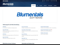 blumentals.net Webseite Vorschau