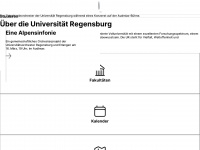 uni-regensburg.de Webseite Vorschau