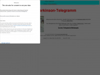 parkinson-telegramm.de Webseite Vorschau
