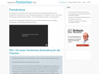 parodontosehilfe.de Webseite Vorschau