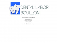 dentallabor-bouillon.de Webseite Vorschau