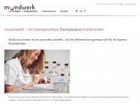 mundwerk-online.de Webseite Vorschau