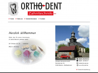 ortho-dent.de Webseite Vorschau
