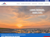 carolinensiel.de Webseite Vorschau