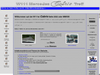 111-cabrio-treff.de Webseite Vorschau