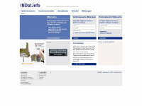 indat.info Webseite Vorschau