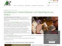 holzschnitzerei.it Webseite Vorschau