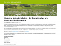 camping-muehlviertel.at Webseite Vorschau