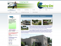 camping-linz.at Webseite Vorschau