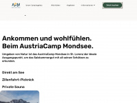 austriacamp.at Webseite Vorschau