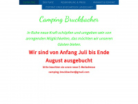 camping-bruckbacher.at Webseite Vorschau