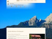 traumblick-berchtesgaden.de Webseite Vorschau
