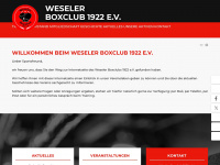 weselerbc.de Webseite Vorschau