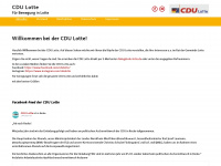 cdu-lotte.de Webseite Vorschau