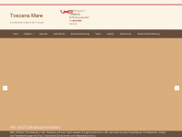 toscana-mare.de Webseite Vorschau
