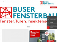 buser-fensterbau.ch Webseite Vorschau