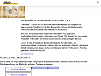 gawo.ch Webseite Vorschau