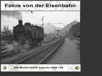 fotos-von-der-eisenbahn.ch Webseite Vorschau