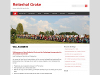 reiterhof-groke.de Webseite Vorschau