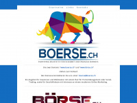 boerse.ch Webseite Vorschau