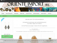 oriente-import.it Webseite Vorschau