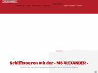 ms-alexander.de Webseite Vorschau