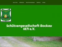 schuetzengesellschaft-bockau.de Webseite Vorschau