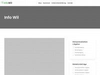 infowil.ch Webseite Vorschau