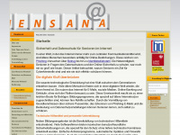 mensana-hall.at Webseite Vorschau