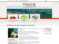 seibatzer-genusshof.de Webseite Vorschau