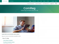 comreg.ie Webseite Vorschau