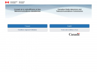 crtc.gc.ca Webseite Vorschau