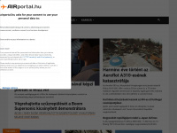 airportal.hu Webseite Vorschau
