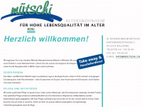 muetschi.ch Webseite Vorschau