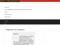 cis.ethz.ch Webseite Vorschau