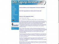 ghz-tagung.de Webseite Vorschau
