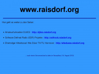 raisdorf.org Webseite Vorschau