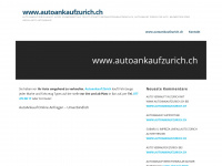autoankaufzurich.ch Webseite Vorschau