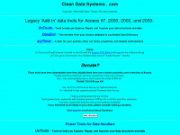 cleandatasystems.com Webseite Vorschau