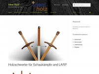 ideal-holz.de Webseite Vorschau