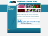 microscopy.cz Webseite Vorschau