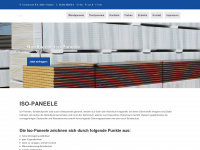isopaneele.com Webseite Vorschau