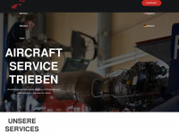 aircraftservice.at Webseite Vorschau