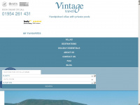 vintagetravel.co.uk Webseite Vorschau