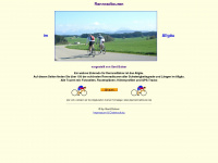 allgäu-rennradtouren.de Webseite Vorschau