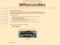 smv-koeln.de Webseite Vorschau