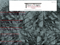 text-traeger.info Webseite Vorschau