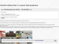 zahnarzthirschmann.de Webseite Vorschau