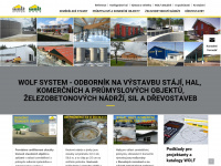 wolfsystem.cz Webseite Vorschau