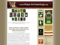 maya-archaeology.org Webseite Vorschau